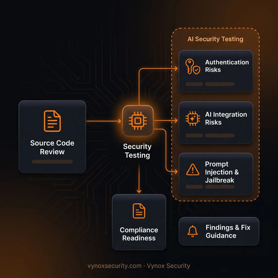 Security engineer reviewing application code