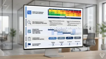 Cloud security assessment report components breakdown for technical and executive audiences