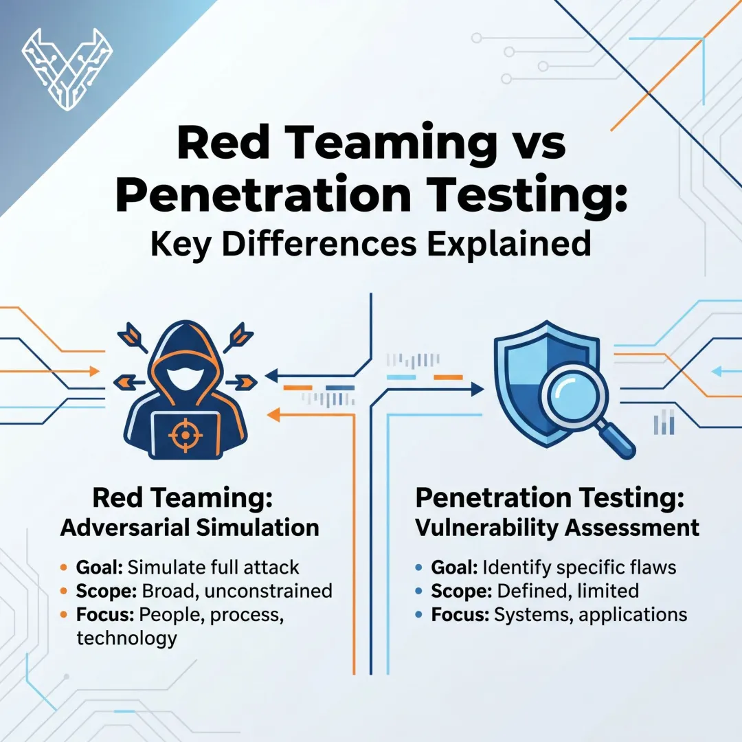 Red Teaming vs Penetration Testing: Key Differences Explained