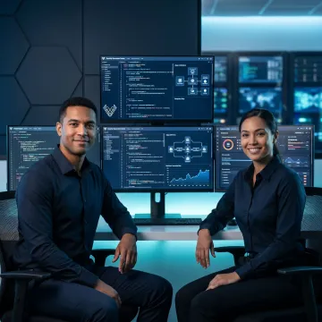Security team auditing a decentralized application