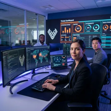 Security analysts conducting advanced red team simulation
