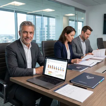 Virtual CISO reviewing cybersecurity strategy and compliance plans