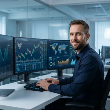 Cybersecurity analyst protecting financial systems