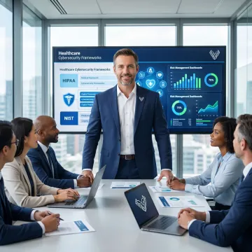vCISO advising healthcare leadership