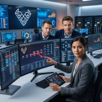 Cybersecurity team conducting red team simulation