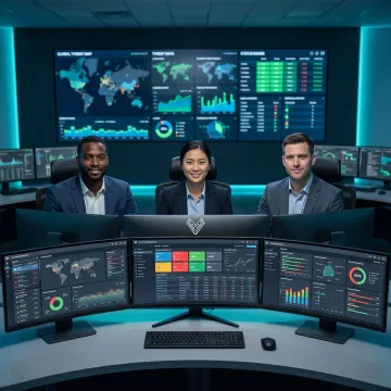 Security analysts monitoring financial compliance systems