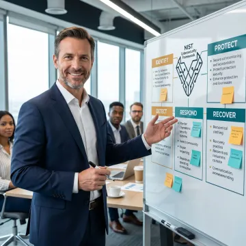 Consultant mapping cybersecurity controls to NIST CSF