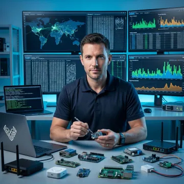 Security analyst testing an IoT device ecosystem
