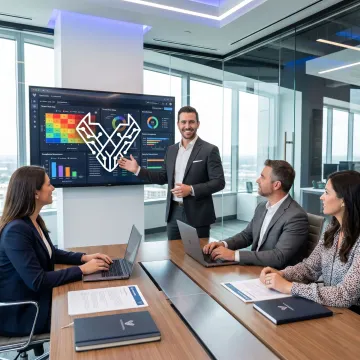 Cybersecurity advisor leading a virtual CISO strategy session