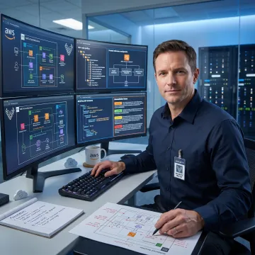 Consultant assessing AWS AI architecture security