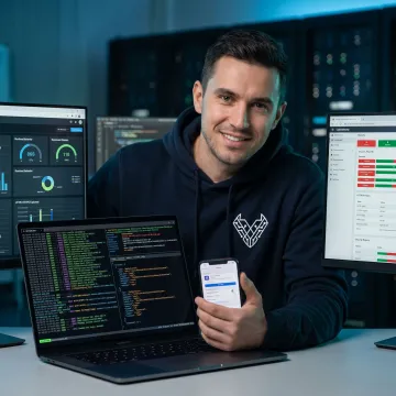 Security analyst testing an iOS mobile application