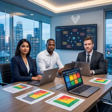 Consultants mapping NIST controls for a financial firm