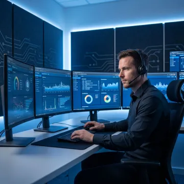 Cybersecurity analyst performing network penetration testing