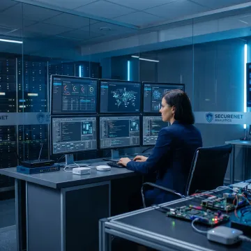 Security analyst testing IoT devices