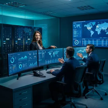 Security analysts managing enterprise cybersecurity operations
