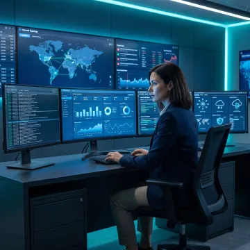 Security analyst testing enterprise security controls