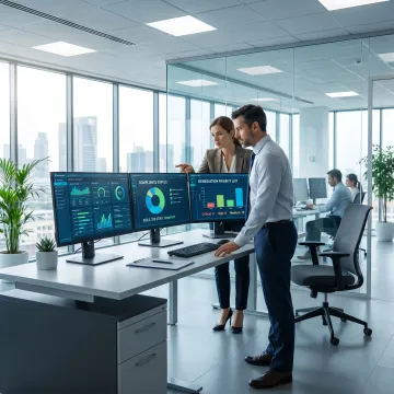Cybersecurity team reviewing security posture and remediation plans