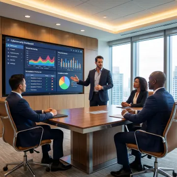 Managed cybersecurity review and reporting session