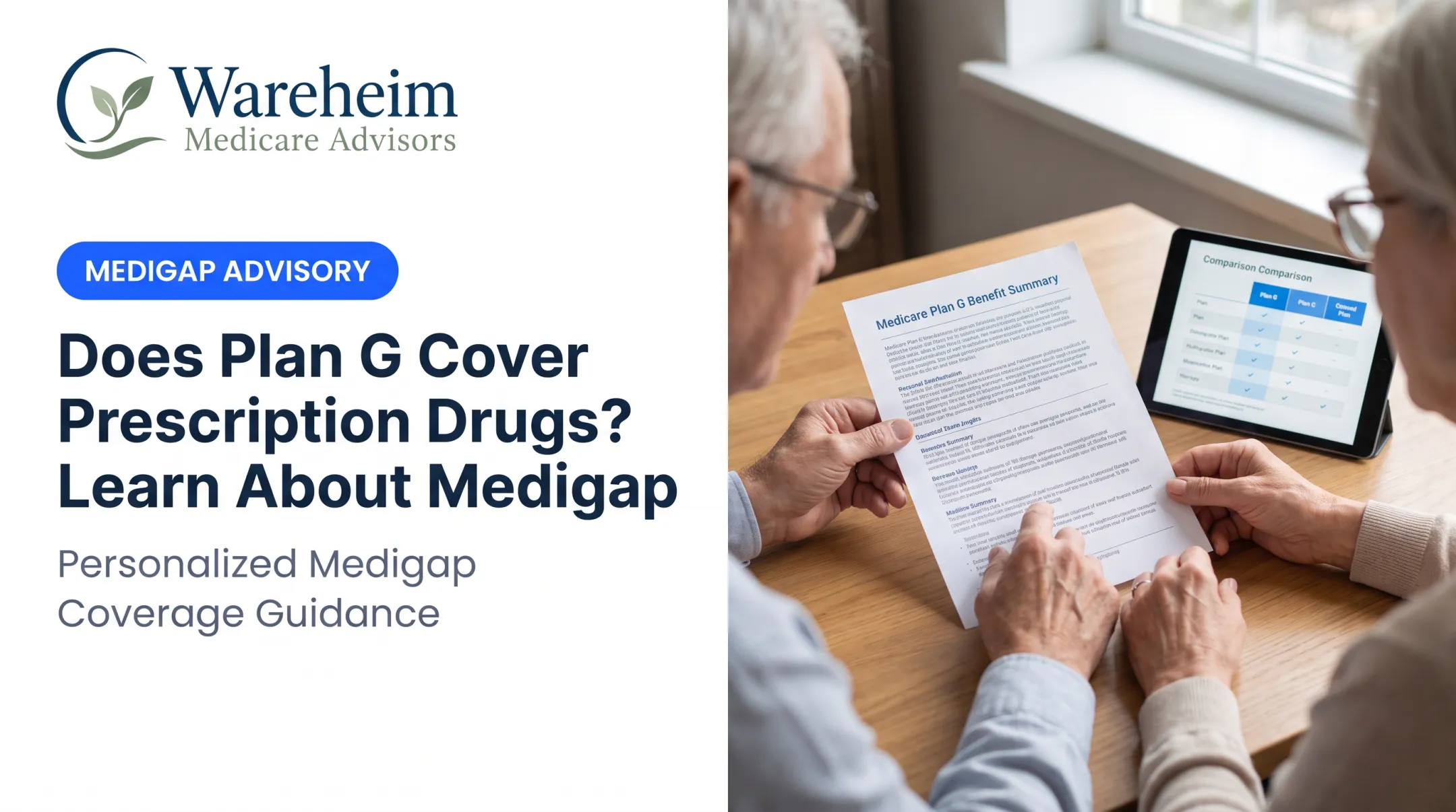 Does Plan G Cover Prescription Drugs? Learn About Medigap