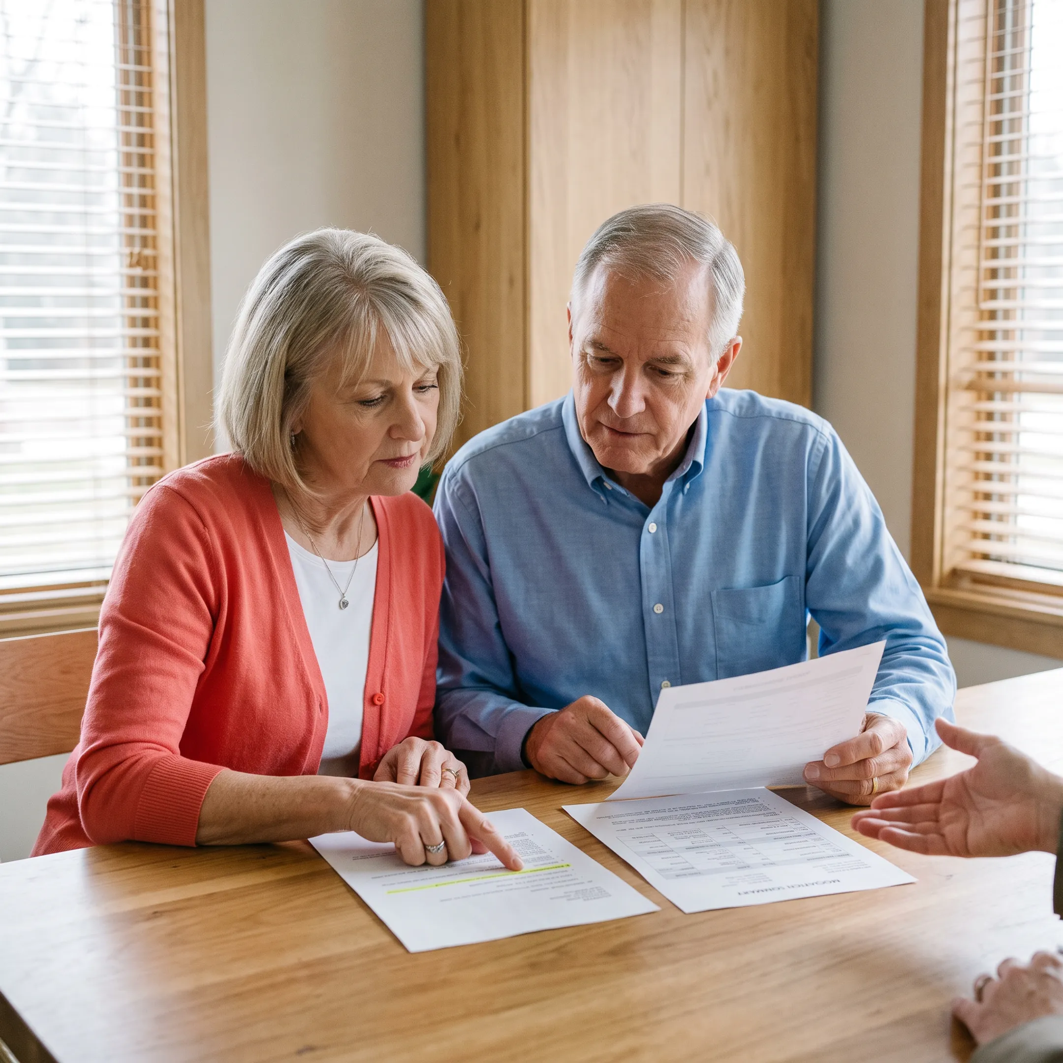 Seniors Comparing Coverage Options