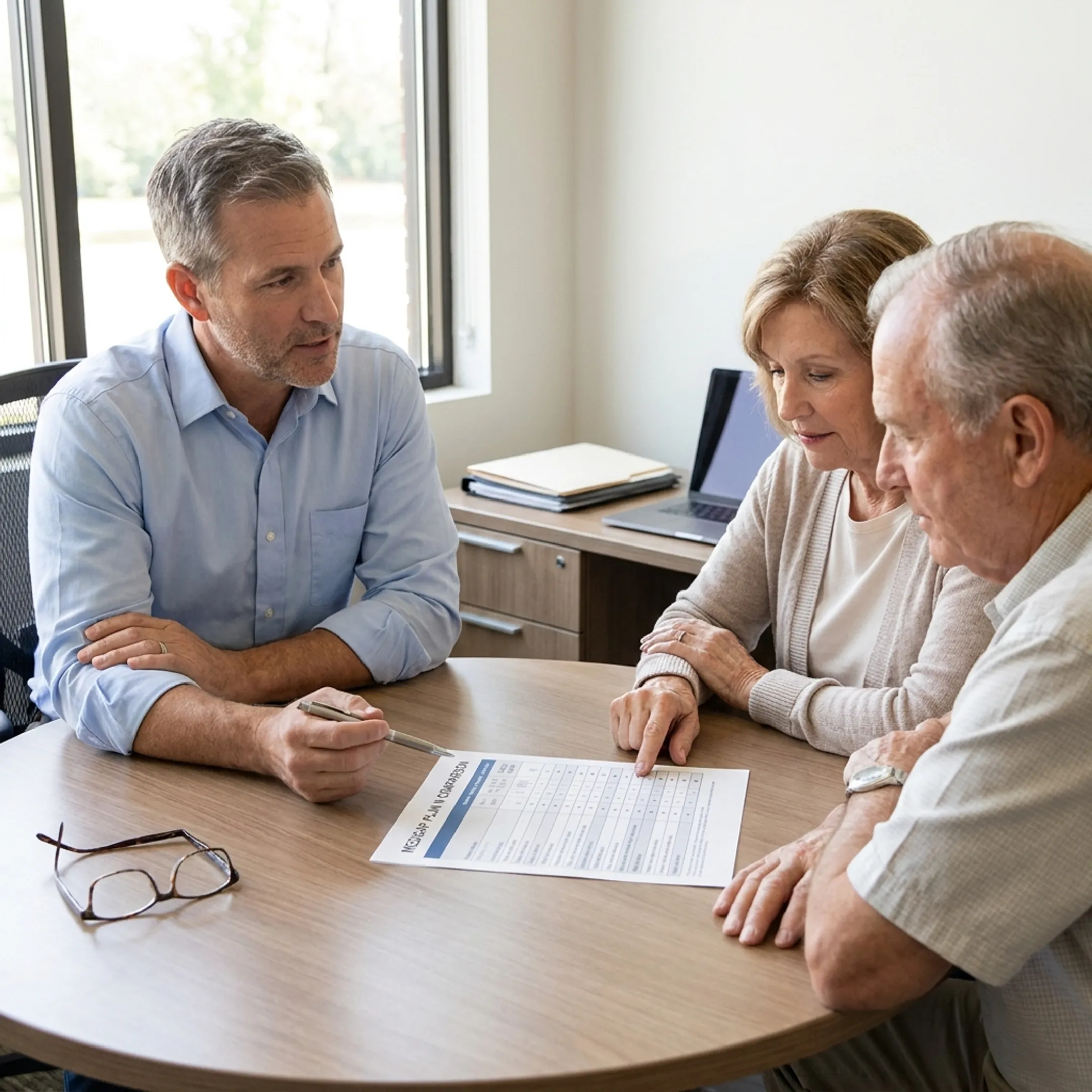Original Medicare beneficiaries reviewing Medigap coverage