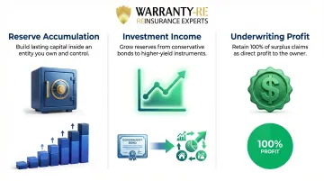 Three financial layers inside HVAC reinsurance company reserve investment and profit