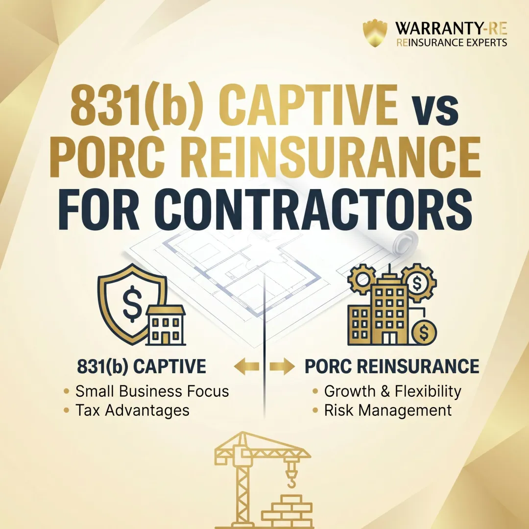 831(b) Captive vs PORC Reinsurance for Contractors