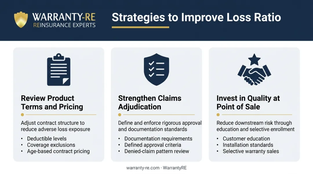 Three strategies to improve warranty reinsurance loss ratio from pricing to quality control