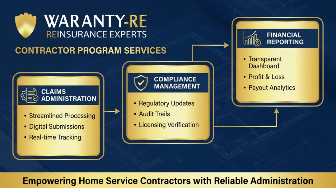 WarrantyRE contractor-owned reinsurance program administrative services overview
