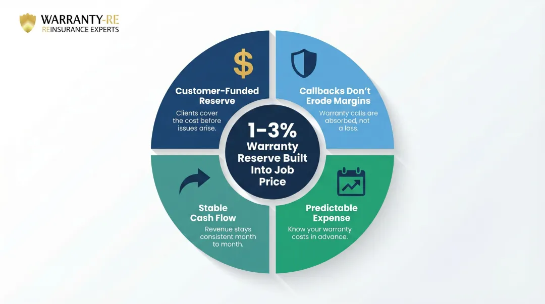 Four benefits of embedding warranty reserve costs into contractor job pricing