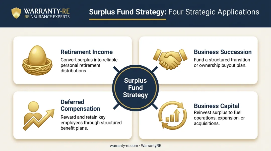 Four strategic uses of reinsurance surplus funds for contractor wealth building