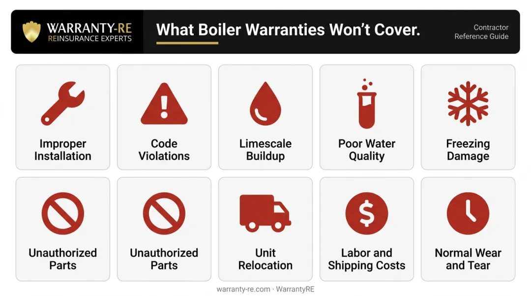 Nine common boiler warranty exclusions contractors and homeowners should know