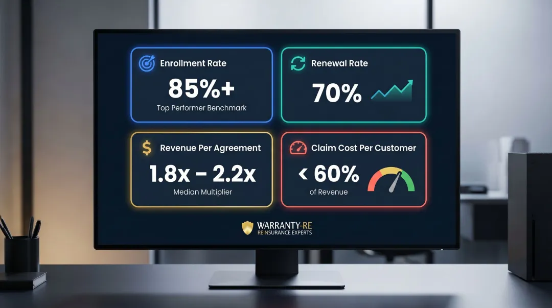 Four KPI dashboard metrics for tracking plumbing service agreement program performance