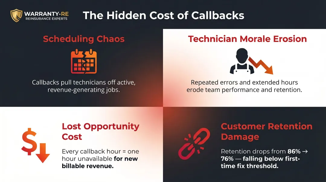 Four hidden HVAC callback costs beyond direct labor and fuel expenses