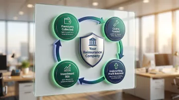 Reinsurance model structure showing contractor-owned warranty program profit flow