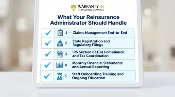 Five essential administrative support services electrical warranty reinsurance partner must provide