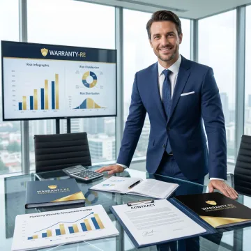 Advisor explaining plumbing reinsurance program benefits