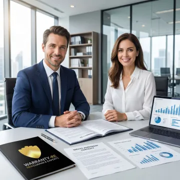 Contractor reviewing labor warranty reinsurance program details