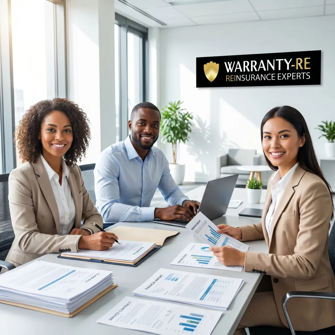 Warranty administration team reviewing claims and program documents