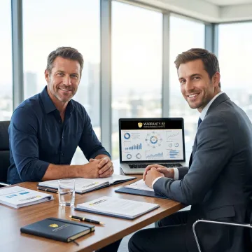 Roofing business owner reviewing reinsurance program benefits