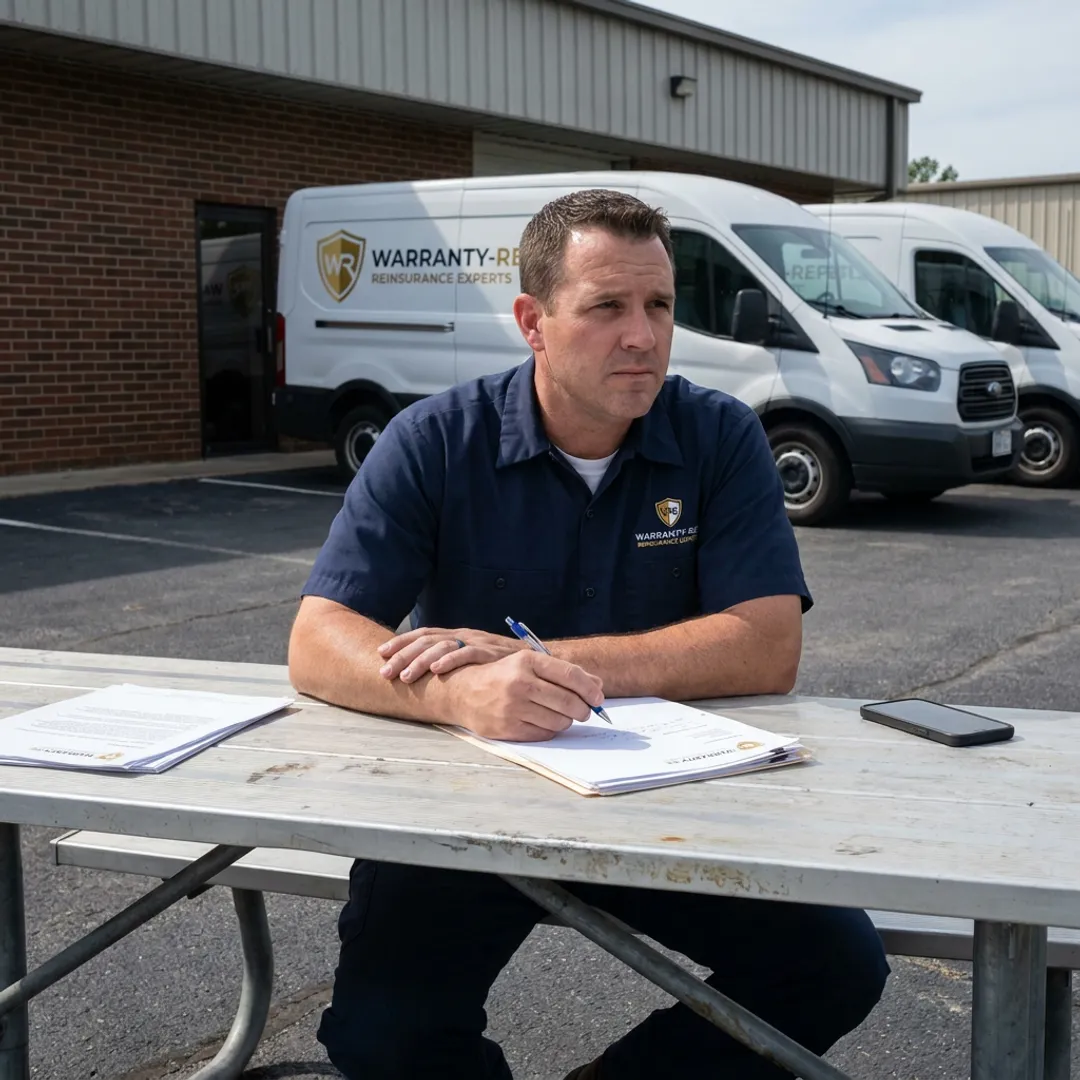Mississippi HVAC contractor reviewing insurance and warranty documents
