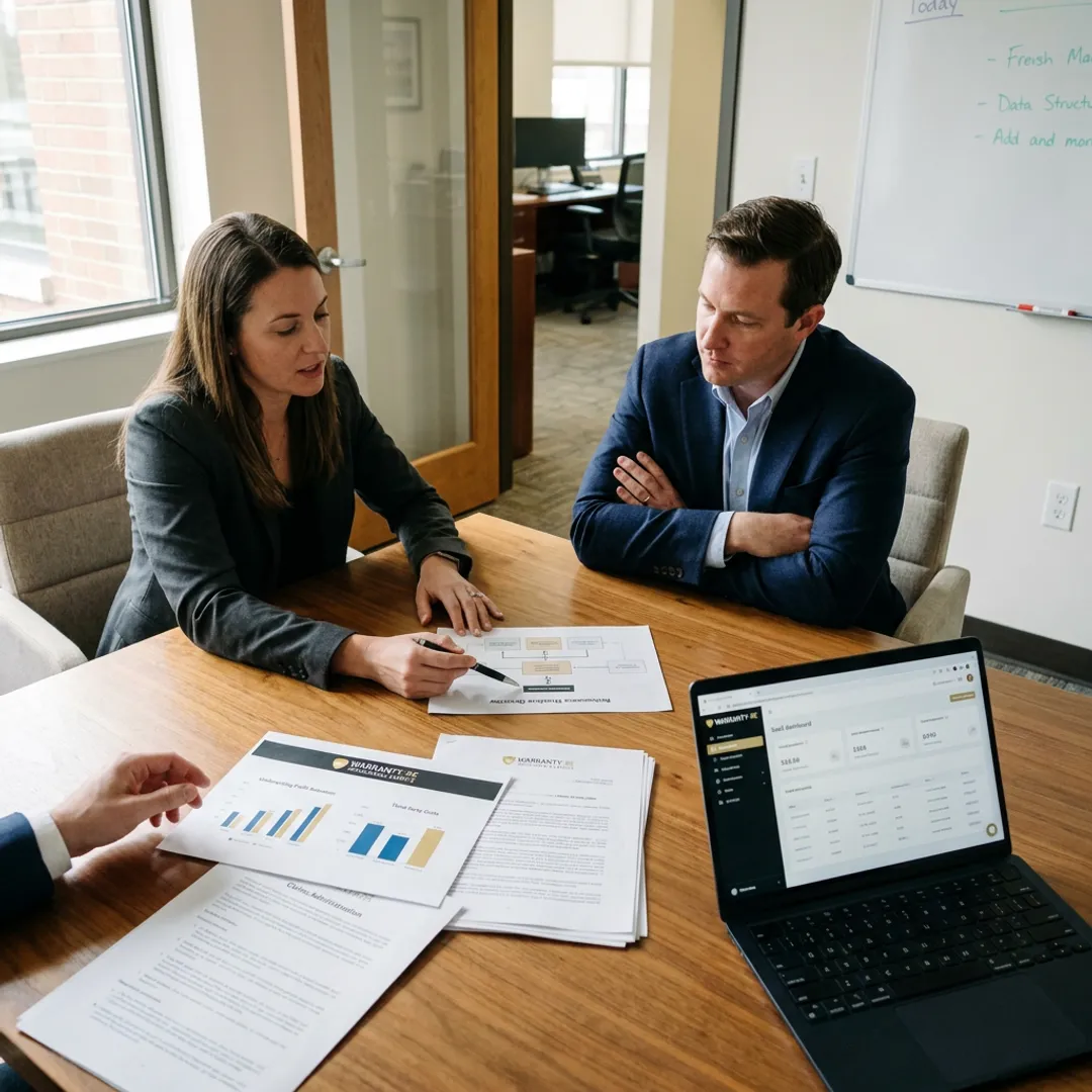 Warranty reinsurance setup meeting for electrical contractors