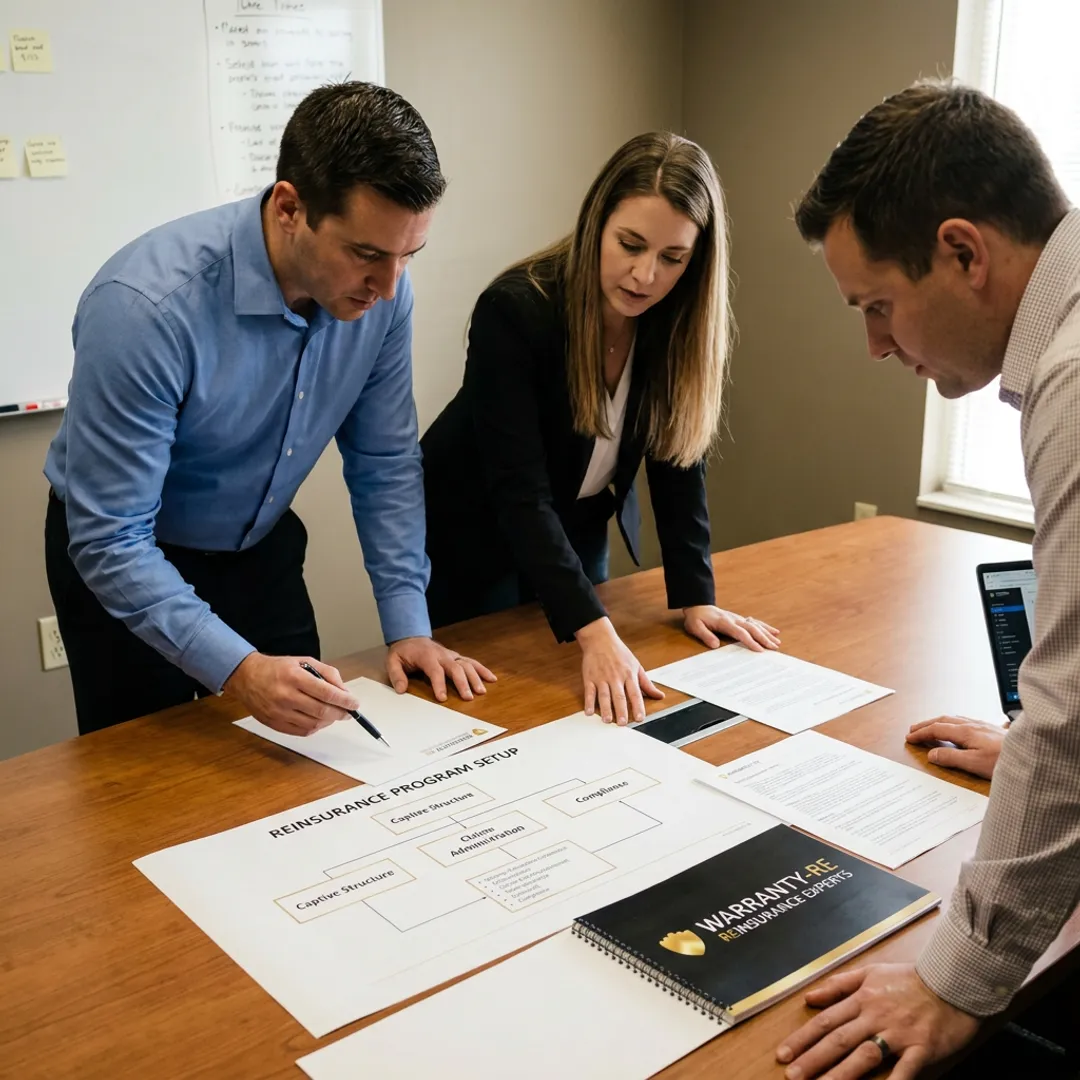 Warranty reinsurance planning session for electrical contractors