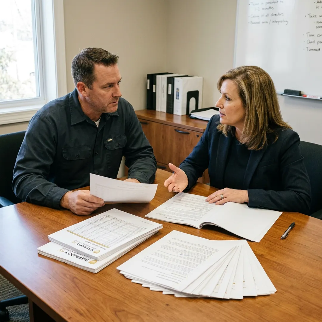 Electrical warranty reinsurance setup meeting