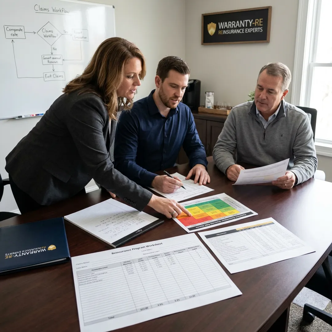 Electrical contractor warranty reinsurance planning process