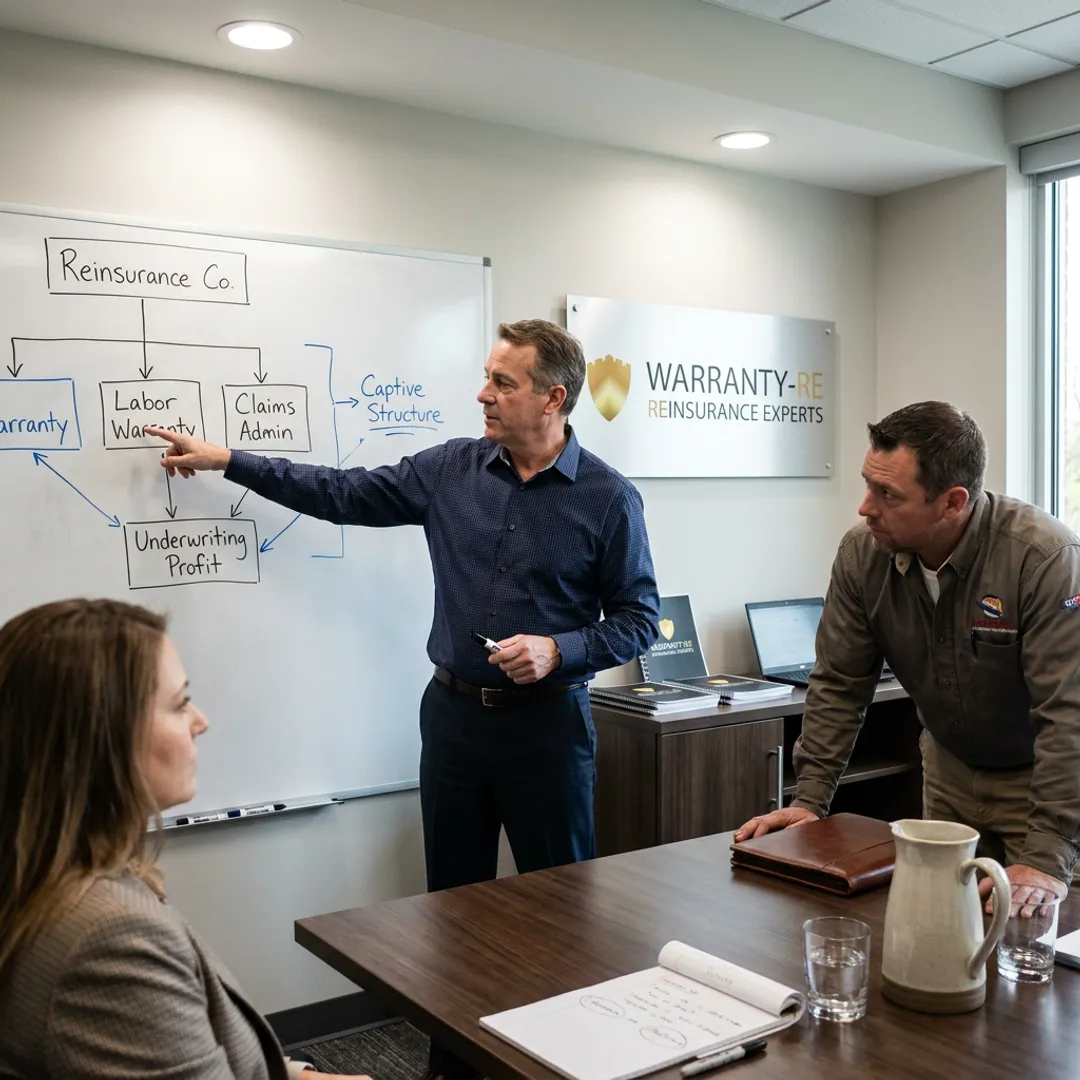 Advisor helping HVAC owner launch reinsurance program