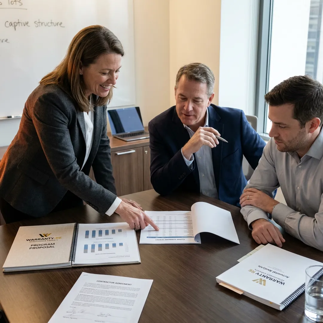Roofing warranty reinsurance planning meeting