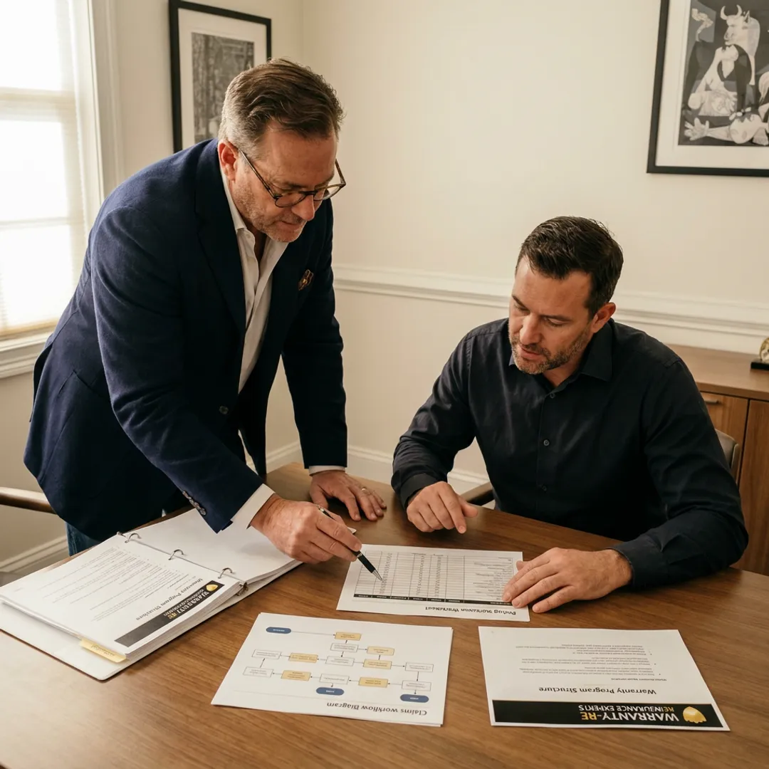 WarrantyRE advisor planning HVAC warranty reinsurance process