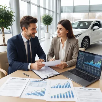 Contractor reviewing reinsurance program documents