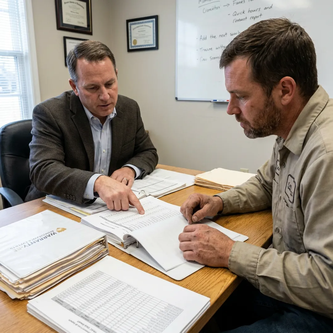Warranty reinsurance planning process for HVAC contractor